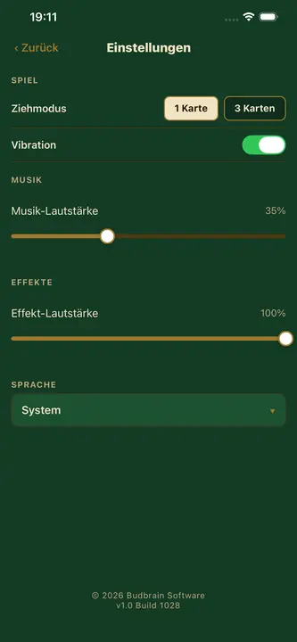 Einstellungen